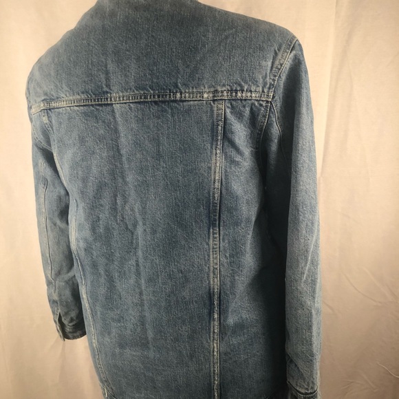 FREE PEOPLE jean jacket with fur lining - Picture 4 of 7